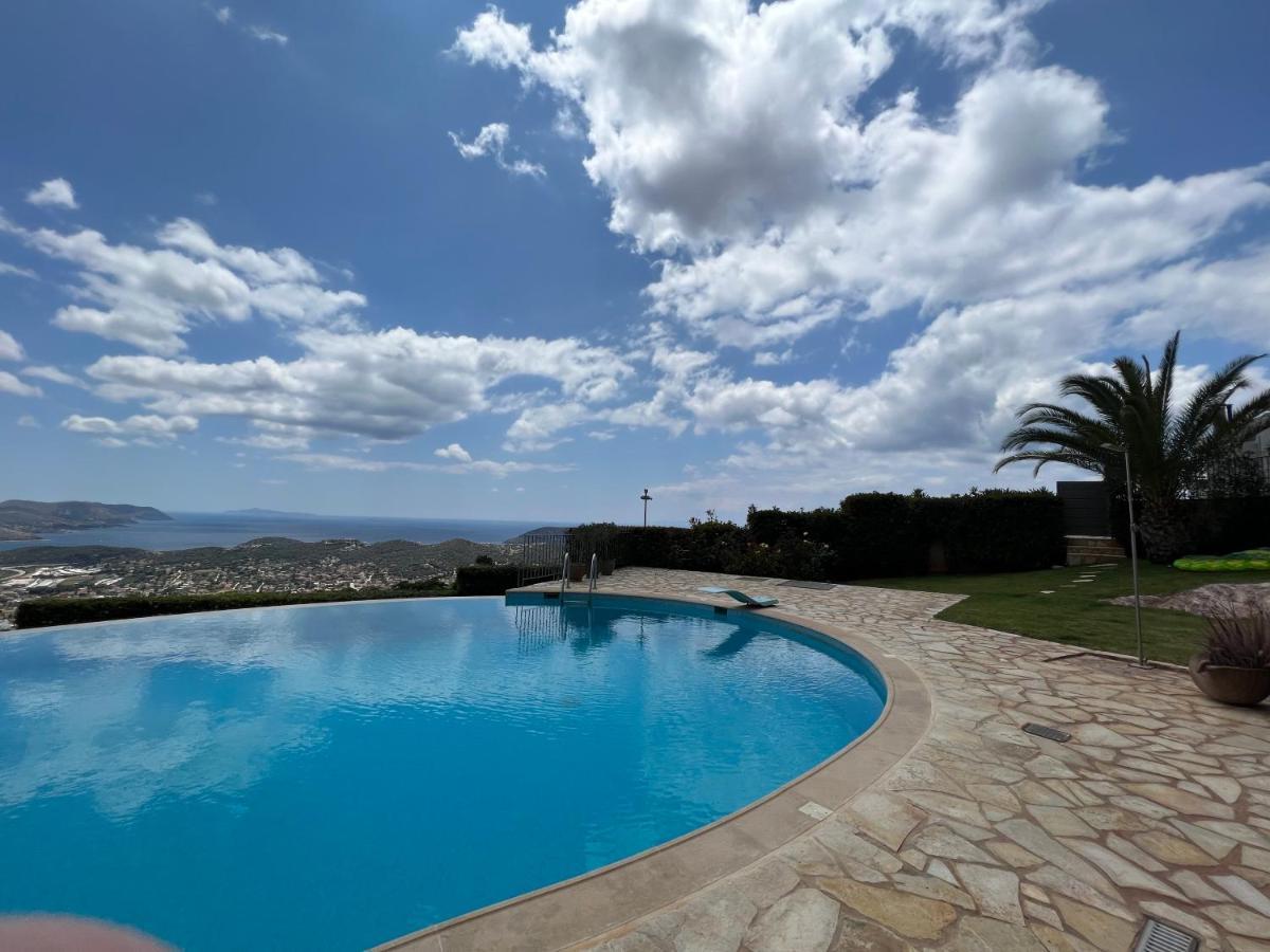 Endless Blue Villa Anávyssos Eksteriør bilde